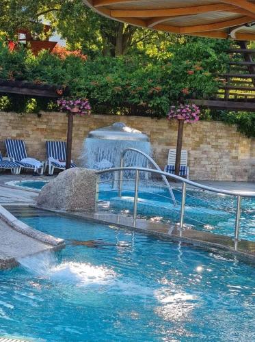 Swimming pool, Spa Residence Carbona Aloe Lux Apartman Heviz in Hévíz