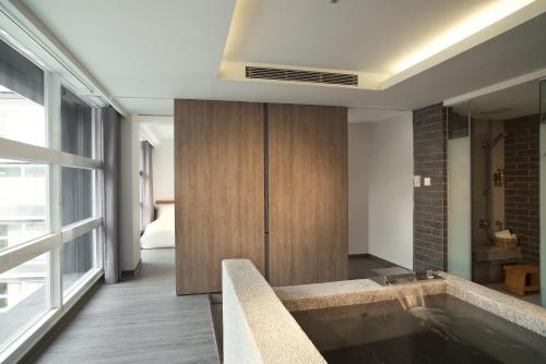 Bathroom, Just Sleep @ Jiao Xi Hotel in Yilan