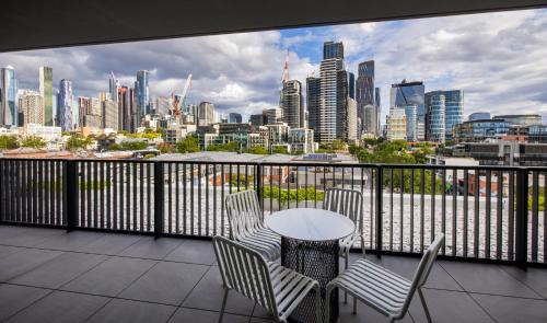 Balcony/terrace, The Marker Apartments Melbourne in North Melbourne