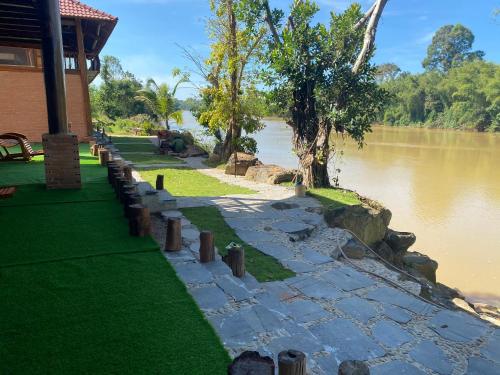 View, Green Bamboo Lodge Resort in Nam Cat Tien