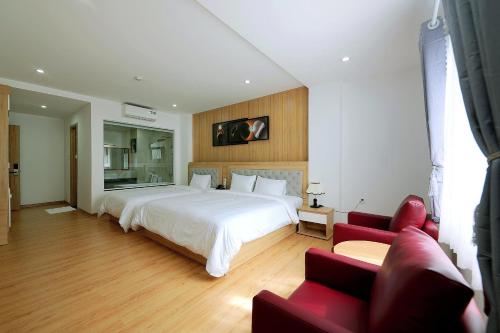 Közös társalgó / TV, Xà Nu Hotel in Quyet Thang