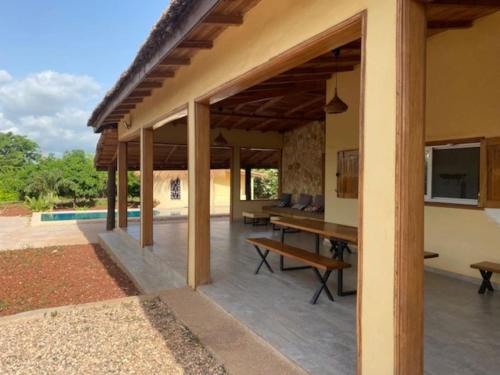 A szálláshely kívülről, Villa Idaka in Toubab Dialao