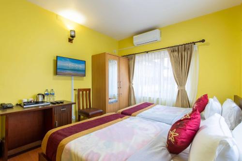 2 twin beds