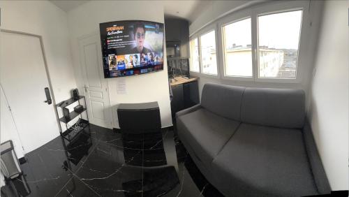 Appartement F2 meublé - tout équipé - Tv netflix - 4 personnes - Location saisonnière - Lisieux
