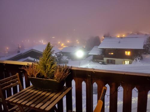 Studio avec petit balcon et cheminée - Grand Massif