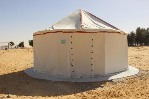 Shahrazad Camp in white desert, Egypt in Farafra