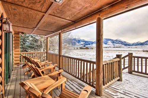 Rustic Livingston Home with Deck and Mtn Views! - Livingston