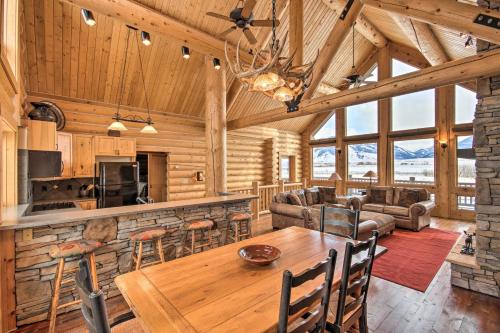 Rustic Livingston Home with Deck and Mtn Views!