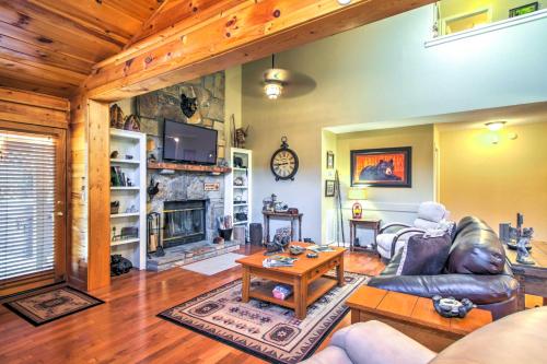 Rustic Gatlinburg Tree Top Dream Cabin with Hot Tub - image 14
