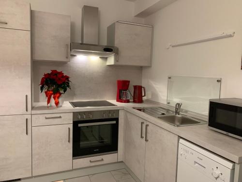 廚房, Ferienwohnung "an der Wiesent" in 埃伯曼施塔特