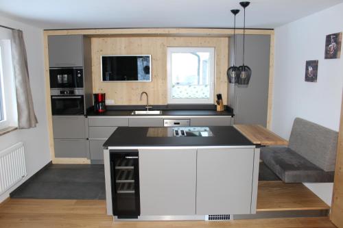 kuhinja, Ferienhaus Gschwandtl in Mitterkleinarl