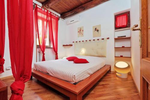 the red apartment Room Type - Two-Bedroom Apartment