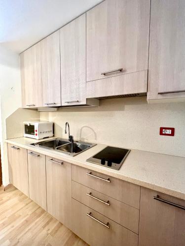 Kitchen, Monolocale Rainalter 1D in Madonna di Campiglio