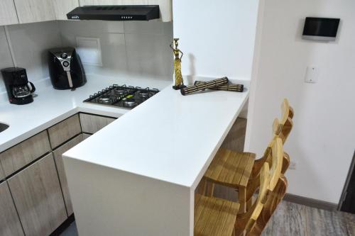 Kitchen, Espectacular Apto Zona Rosa - Milan Estrato 5 in Ecoturistico Cerro de Orro