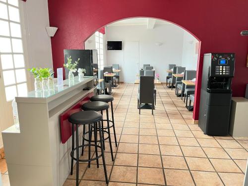 Logis Hotel L'Arche de Noe - 레스토랑
