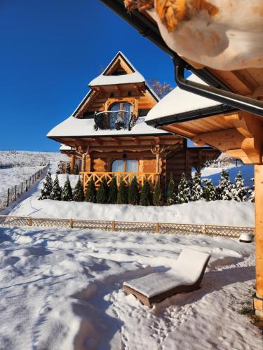 Góralska Chatka 2 Highland Cottage - Split AC, Jacuzzi, Sauna, Private parking, Mountains View, Garden, Zakopane, Zakopane (photo 9)
