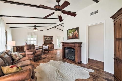 Carmine Cottage with Porch on Beautiful 60-Acre Farm - main image