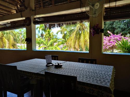 Restaurante, Moheli Laka Lodge in Nioumachoua