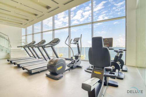 Fitness center, Peaceful 1BR at The Anwa By Omniyat Dubai Maritime City by Deluxe Holiday Homes in Jumeirah