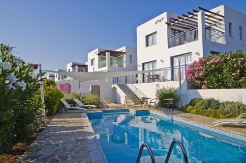 Three-Bedroom Villa with Private Pool (6 Adults) room in Meltemi Villas