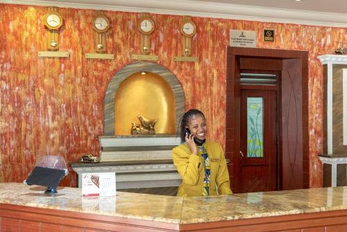 Lobby, Hotel Waterbuck in Nakuru