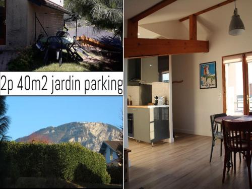 B&B Aix-les-Bains - Aix les Bains Appartement 2p standing 40m2 avec jardin, parking, proche thermes - Bed and Breakfast Aix-les-Bains