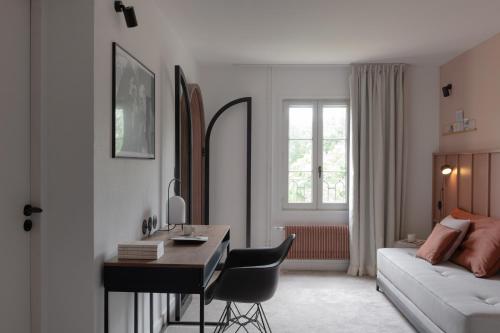 Suite, junior, vue sur le jardin, terrasse