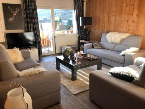 Bel appartement 3 pièces, 2 chambres, parking, Megeve Jaillet - Location saisonnière - Megève