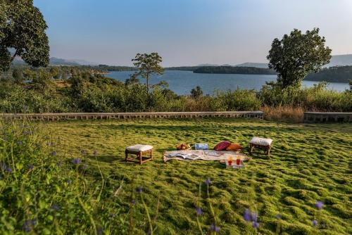 SaffronStays Anantham, Kamshet - pet-friendly lakefront villa with a huge verandah