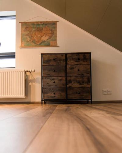 Scenic Penthouse - Ocean view & skylight windows in Siglufjordur