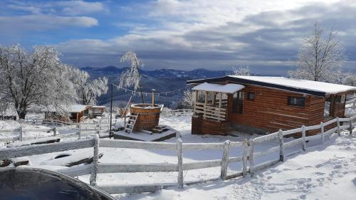 . Cabana Himalaya Lodge cu ciubăr din inima munților Apuseni- masivul Buces -Vulcan