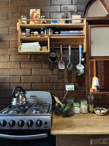 주방, Casa Qatzij - Guest House, Lake Atitlan in 산 루카스 톨리만