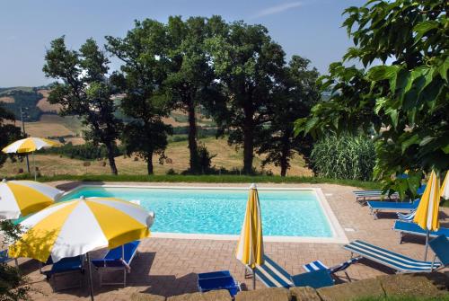 Kilátás, Agriturismo Alla Vecchia Quercia in Pergola (Urbino)