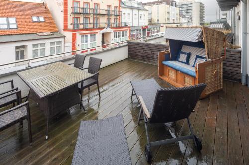 balkong/terrass, Schippers Huus 03 - Bremen in Norderney