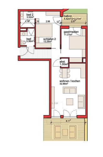 Planritningar, Schippers Huus 03 - Bremen in Norderney
