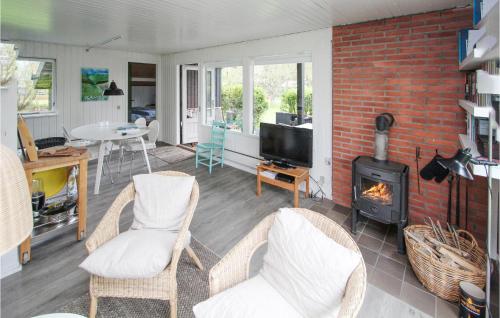  Wunderschönes Haus In Samsø Mit Küche in Nordby