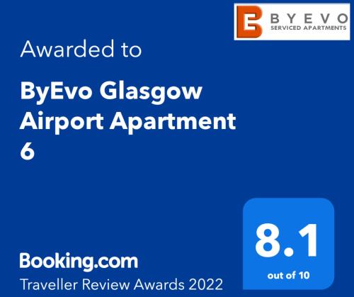 ByEvo Glasgow Airport Apartment 6 - image 2