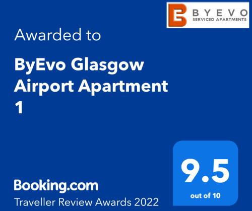 ByEvo Glasgow Airport Apartment 1 - image 11