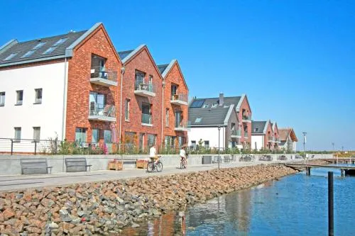 Yachthafenblick in Heiligenhafen, Deutschland