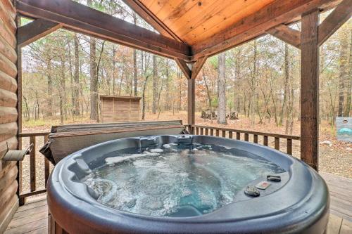Expansive Broken Bow Cabin with Hot Tub and Playset! in Broken Bow, USA
