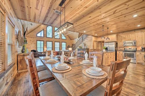 Expansive Broken Bow Cabin with Hot Tub and Playset! in Broken Bow, USA
