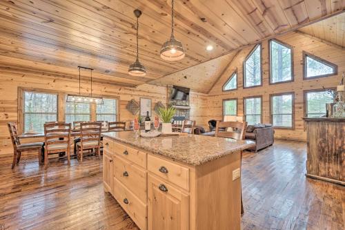 Expansive Broken Bow Cabin with Hot Tub and Playset! in Broken Bow, USA