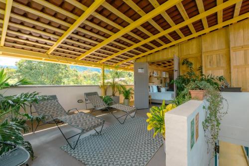 Erkély/terasz, Hotel Plantación (Hotel Plantacion) in Jardin