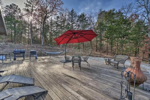 Serene Nashoba Cabin with Charcoal and Gas Grills in Nashoba, USA