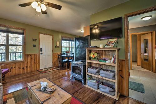 Serene Nashoba Cabin with Charcoal and Gas Grills in Nashoba, USA