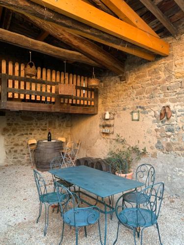 Erkély/terasz, Le Gîte de Buffetières (Le Gite de Buffetieres) in L'Arbresle