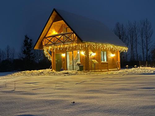 . Poleskie zacisze, domek czapla na wyłączność, kominek, balia,sauna