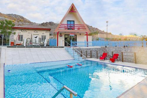 Swimming pool, Red_Hut_Resort in Hatta