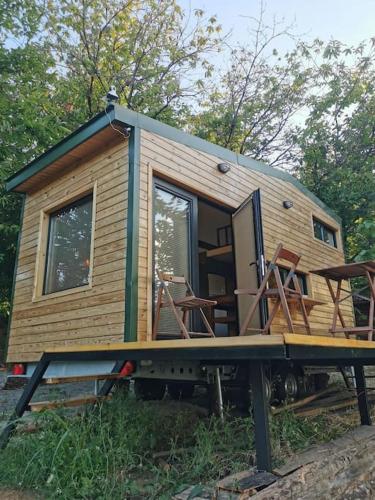 Tiny House in Garden with Sea View