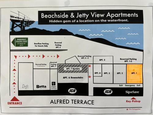 Beachside & Jetty View Apartment 1 - Admirals Apartment